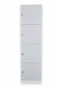 Ver imagem 1 de Armário 4 Portas Guarda Volume Locker com Chave em Mdf