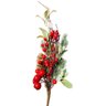Galho Natalino Berry Vm com Pinhas e Folhas 66cm - 2