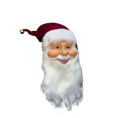 Cabeça Noel Gorro Vermelho Tradicional 65cm