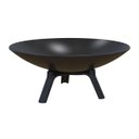 Ver imagem 1 de Lareira Braseiro Jardim Ferro Externa Interno Portátil Preta