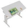 Escrivaninha Mesa de Desenho Olivia em Madeira Maciça Branco Idimex - 4