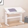 Escrivaninha Mesa de Desenho Olivia em Madeira Maciça Branco Idimex - 8
