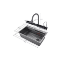 Ver imagem 2 de Cuba Gourmet Cascata Lavador de Copos e Acessórios Satin Next