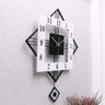 Relógio De Parede Retrô Vintage Preto E Branco Pendente 60cm - 5