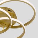 Ver mais imagens de Luminária Plafon Alva Dourado para Sala e Quarto - Lumier
