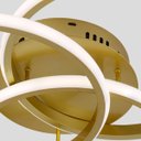 Ver imagem 6 de Luminária Plafon Alva Dourado para Sala e Quarto - Lumier