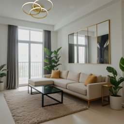 Luminária Plafon Alva Dourado para Sala e Quarto - Lumier - 10