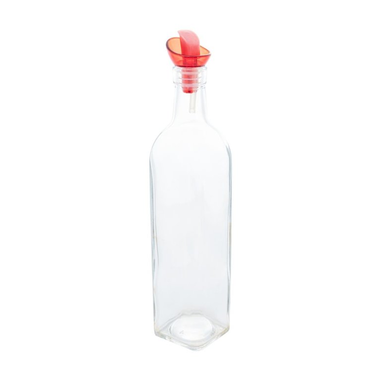 Garrafa para Azeite ou Vinagre de Vidro com Tampa 510ml Lyor 7513