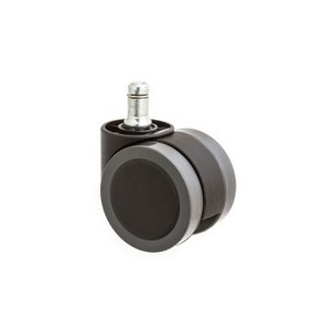Rodízio de Cadeira Kit 5 Rodinhas de 55 Mm Pu Anti-risco