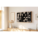 Ver imagem 1 de Quadro Decorativo N°17 105x60cm - Panorâmico Primitivista - Madeira Clara - Rollflex
