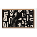Ver imagem 2 de Quadro Decorativo N°17 105x60cm - Panorâmico Primitivista - Madeira Clara - Rollflex