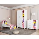 Ver imagem 1 de Quarto Infantil Completo Adesivado Cama-comoda-guarda Roupas:princesas
