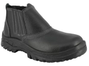 Ver imagem 1 de Botina Primavera Alta Segurança Bico Pvc Elastico e Couro - Preta:42/preto
