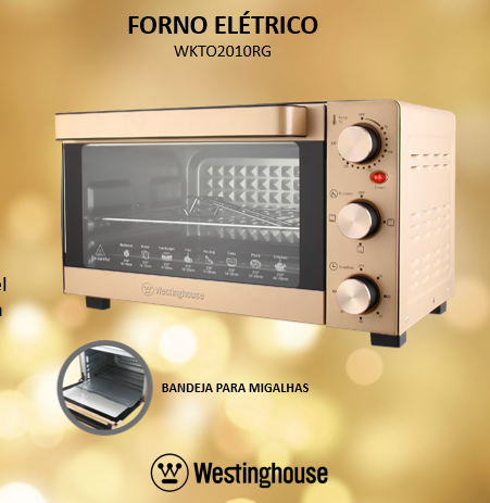 Forno Elétrico (21L) Gold Westinghouse- WKTO2101RG - 1