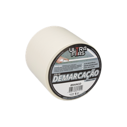Fita Demarcação de Solo Pvc 100 Mm X 30 Metros - Branca - 2