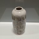 Ver imagem 3 de Vaso Decorativo Enfeite Casa Cerâmica 23x11x11cm Azul