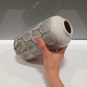 Ver imagem 5 de Vaso Decorativo Enfeite Casa Cerâmica 23x11x11cm Azul