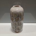 Ver imagem 4 de Vaso Decorativo Enfeite Casa Cerâmica 23x11x11cm Azul