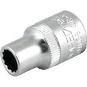 Ver imagem 2 de Soquete Estriado Gedore Red Encaixe 1-2 10mm Borda Serrilhada Aço Cromo Vanádio Gedore