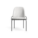 Ver imagem 2 de Conjunto de Mesa de Jantar Cone 108cm com 4 Cadeiras Maya Cinza