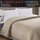 Ver imagem 2 de Cobertor de Casal Queen Size Grosso Kiley Antialergico Super Fofinha:caqui