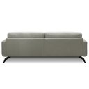 Ver imagem 5 de Sofá 3 Lugares para Sala Living 210cm Vults L08 Couro Pérola - Mpozenato