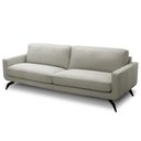 Ver imagem 1 de Sofá 3 Lugares para Sala Living 210cm Vults L08 Couro Pérola - Mpozenato