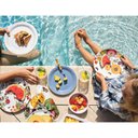 Ver imagem 5 de Kit 6 Bowl Melamina Mandy Gray 19cm Muito Resistente Piscina Praia Material Tipo Plastico Rigido