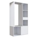 Ver imagem 2 de Guarda-Roupa Closet com 1 Porta e 1 Gaveta 100cm Multimóveis Crpro-CLO002 Branco