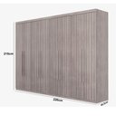 Ver imagem 3 de Guarda Roupa Casal Marrocos Mdf 8 Portas Moderna Mobília Naturalle