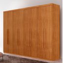 Ver imagem 1 de Guarda Roupa Casal Marrocos Mdf 8 Portas Moderna Mobília Naturalle