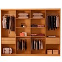 Ver imagem 4 de Guarda Roupa Casal Marrocos Mdf 8 Portas Moderna Mobília Naturalle
