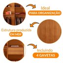 Ver imagem 6 de Guarda Roupa Casal Marrocos Mdf 8 Portas Moderna Mobília Naturalle