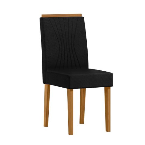 Cadeira Sala Jantar Cecilia Kit 2 Ype/veludo Preto