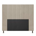 Ver imagem 1 de Cabeceira Cama Box Casal 140cm Suede Bege