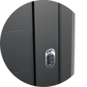 Ver imagem 5 de Porta de Correr Suspensa Lambril Dir L.25 Cinza 210x80 Brimak