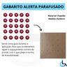 Elemento Tátil Alerta Pvc Parafusado Vermelho - 5