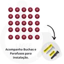 Ver imagem 6 de Elemento Tátil Alerta Pvc Parafusado Vermelho