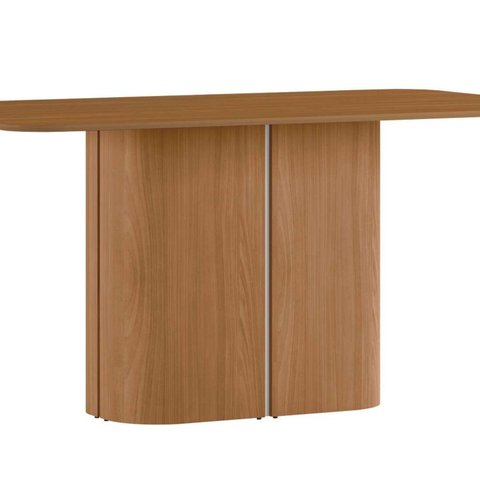 Mesa Sala de Jantar 100% MDF Tampo sem Vidro 160cm Serena Marrom/Ype