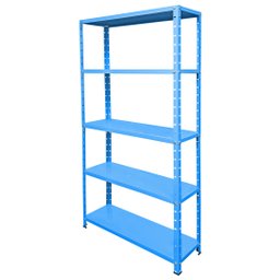 Estante de Aço 5 Prateleiras 25cm Multiuso 25kg/prateleira Várias Cores - 1