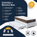 Ver imagem 6 de Cama Box + Colchão Gazin de Molas Ensacadas One Face Air Light + Auxiliar de Espuma Solteiro 88 cm