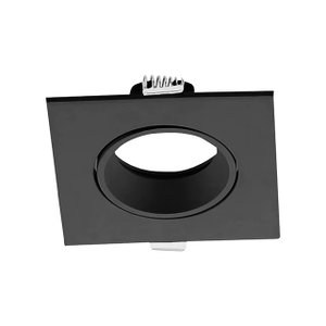 Kit 10 Spots Pretos para Embutir Mr16 Dicroica - Br2032 - Ledsbr