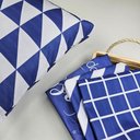 Ver imagem 2 de Kit 4 Capas de Almofadas Decorativa Nossos Sonhos Blue