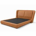 Ver mais imagens de Cama Japonesa com Cabeceira Blind Seo Casal Courino Caramelo - Sallar Home