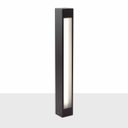 Ver imagem 3 de Poste Balizador de Jardim Externo Marrom + T8 60cm Luz Fria Starlumen St2946