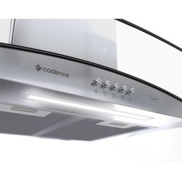 Coifa de Parede Cadence Inspire Vidro Curvo 90cm - 220V - 3
