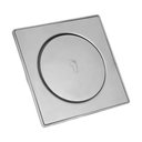 Ver imagem 1 de Ralo Click Inteligente Aço Inox Pop Up Clic 10x10 Banheiro Lavabo Casa