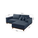Ver mais imagens de Sofá Cronos 185cm Chaise Lado Direito Meu Sofá Online