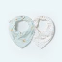 Ver imagem 4 de Kit com 2 Babadores Bebê Lovely Day Verde - Hug