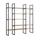 Ver imagem 2 de Estante em Ferro com MDF Estilo Industrial Lisboa Preto